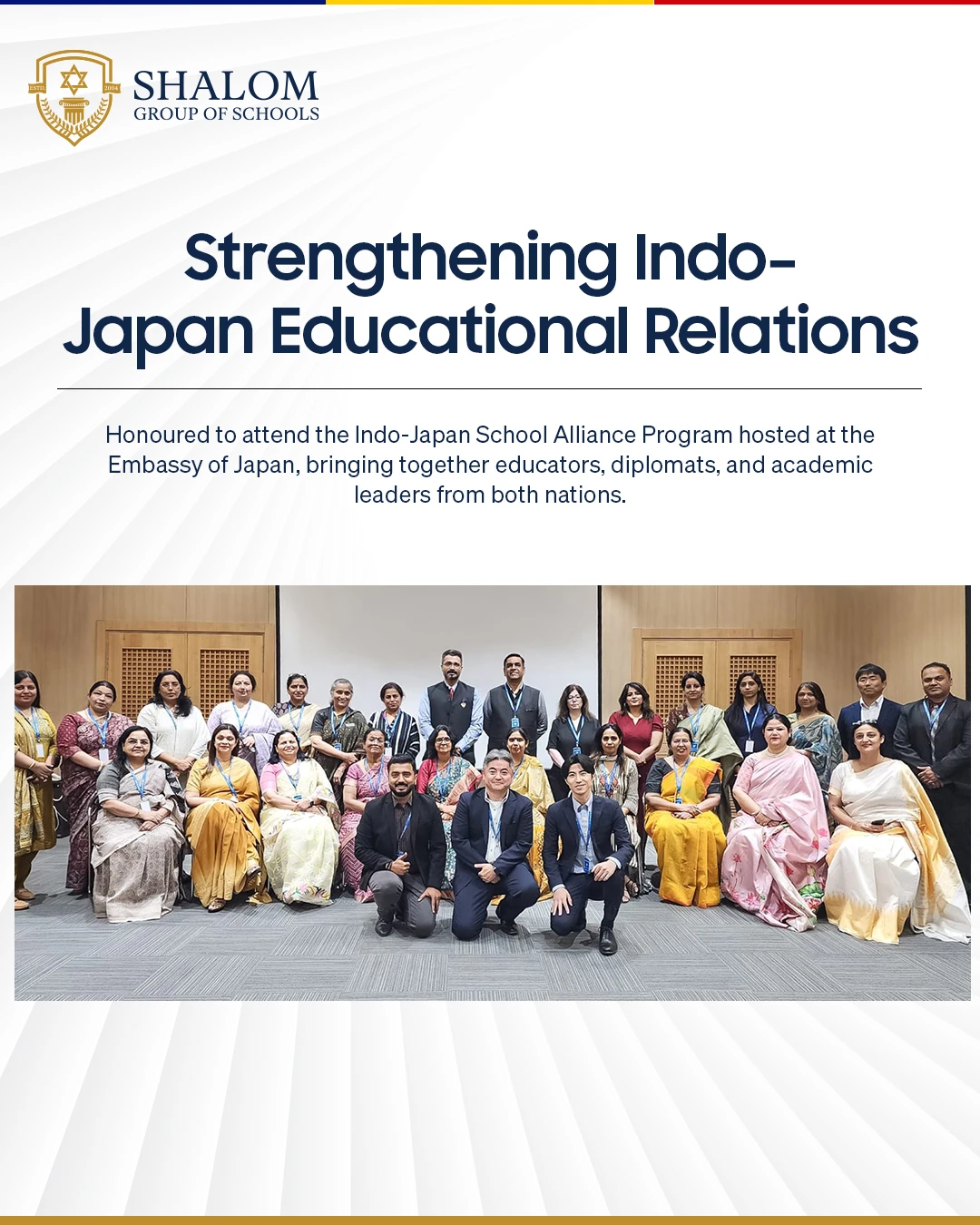 Indo-Japan School Alliance Program at Embassy of Japan